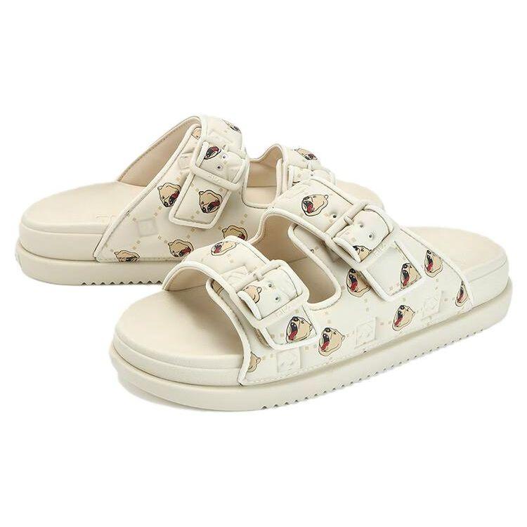 Fila Lucia Comfortable Durable Slide Sandals Women Footwear Beige F12W322506FAG