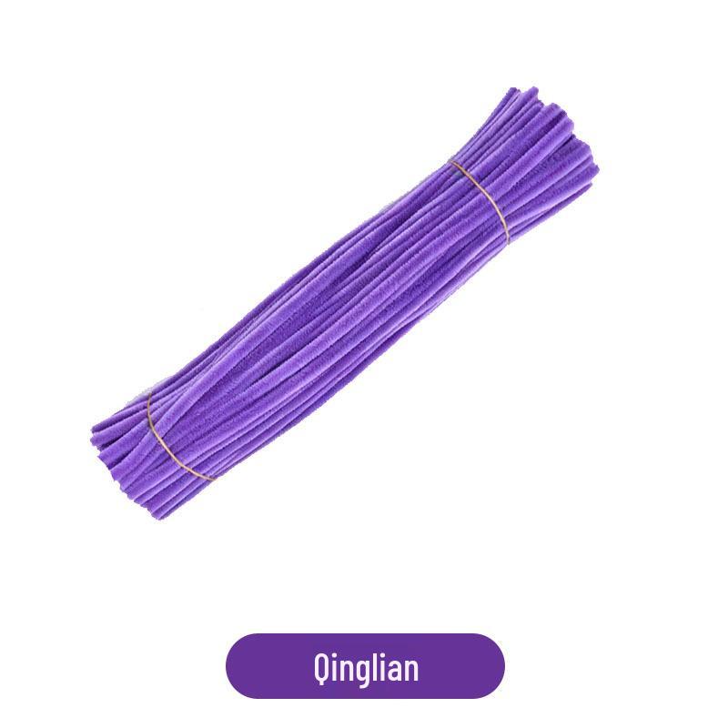 Kolorowe druciki kreatywne z szenili Zestaw DIY: Szyfrowane, Zmienne Druciki Kreatywne do Projektów Edukacyjnych dla Dzieci