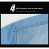 Chemises d'été pour hommes polos chemise à manches courtes grande taille ample demi manches chemise en jean respirant confortable