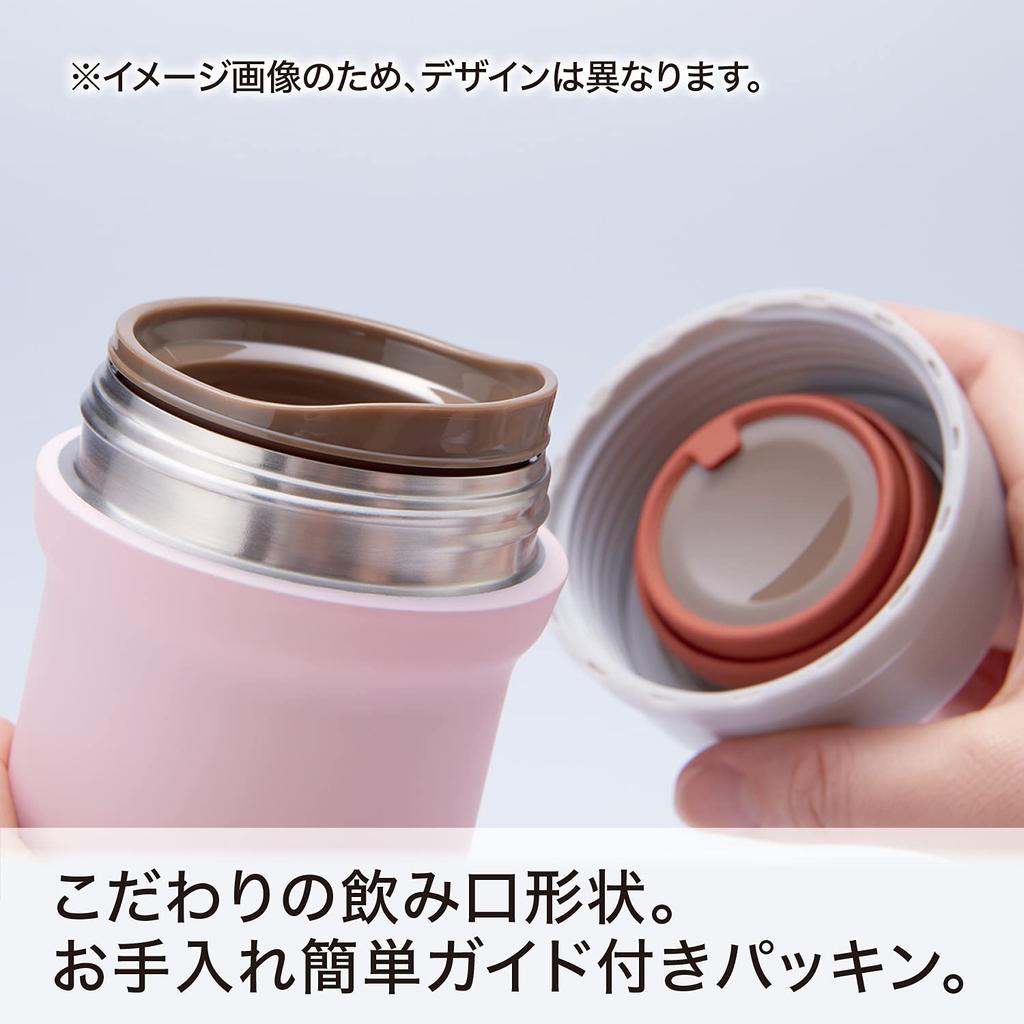 RW Reach Will Water Bottle (380ml  Pastel Blue) Stylish Mug Bottle (HotCold InsulationVacuum Insulated)