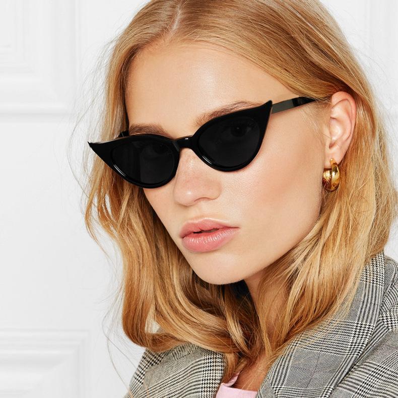 Vintage Cat Eye Sunglasses Women Luxury Brand Designer Gradient Sun Glasses For Woman Vintage Black Fashion Female Oculos