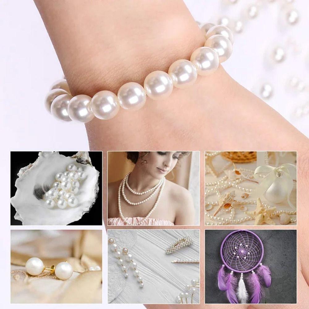 20-300Pcs High Gloss ABS Pearl Beads 3-14mm Craft Pearl Beads Imitation Pearls DIY Jewelry Making