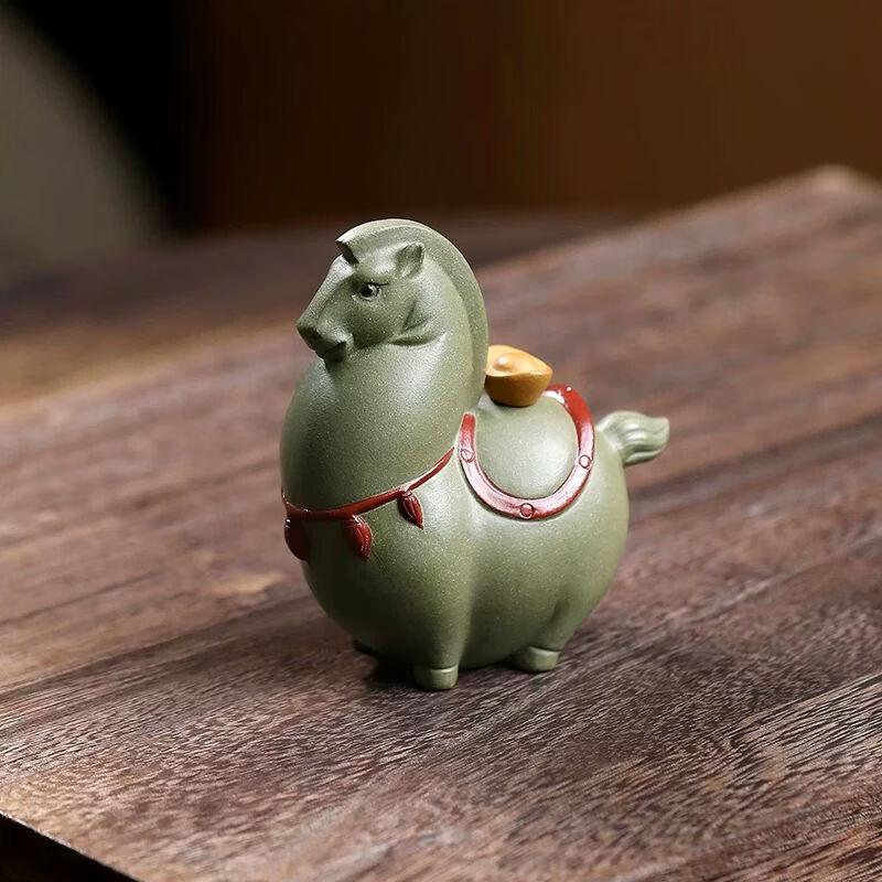 Anmu Zisha Year of the Horse Tea Pet Figurine