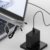 Adjustable Output USB C To  5.5x2.1mm Cable with 8 Connectors LED Display 5V 9V 12V 15V 20V for Electronics Charging