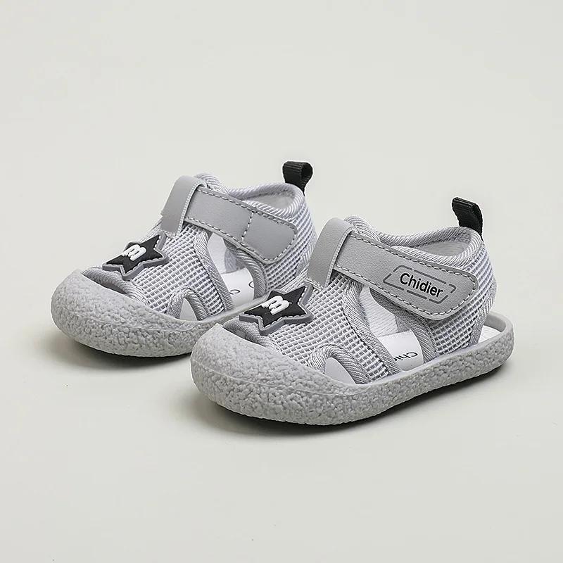 

Kids Shoes Baby Boys Girls Summer Sandals Non-slip Soft Sole Toddler Sandals Breathable Sweat Sandals Sneakers Internal lengt12.5cm