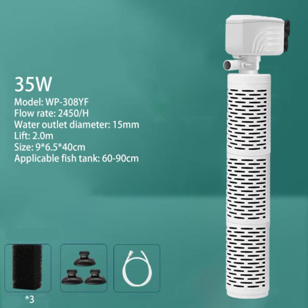 Suction Cup Aquarium Filter Pump Silent Oxygen Air Pump Fish Tank Air Oxygen Aerator  Supermarket