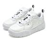FILA Melt Simple Fashion Thick Sole Height Increasing Wear Resistant Low Top Skate Shoes Women Sneakers White Gray F12W431201FWV