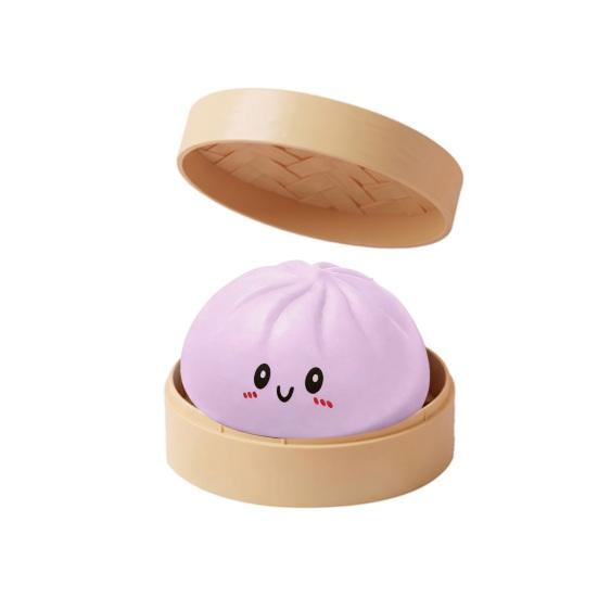 In Dark Bun The Glow Squeeze Toy Led Light Up Stress Relief Fidget Sensory Toy For Adults Kids Cute Desk Decor Gift