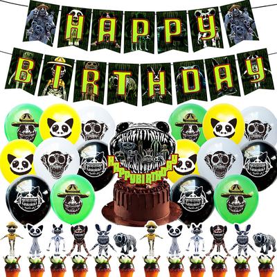 30xZoonomalie Party Accessories Including a Banner Cake Topper Balloons