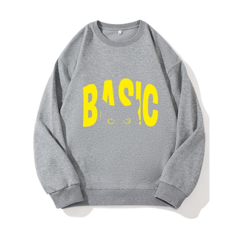 

Желтый Кот Модный Принтованный Топ, Осенне-Зимняя Повседневная Спортивная Одежда, Хлопковый Свитшот XXL слоновая кость