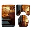 Halloween Shower Curtain Floor Mat Combination Four-Piece Set Kitchen Absorbent Non-Slip Carpet Bedroom Door Mat