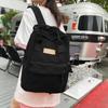 Canvas Bag Large Capacity Female Student Backpack Men's Schoolbag