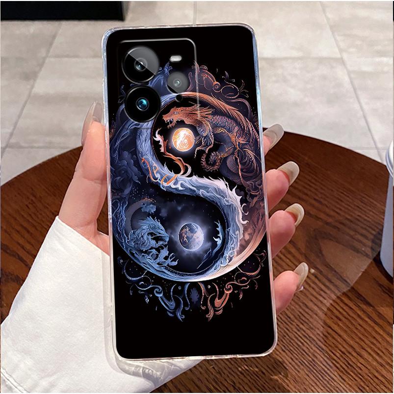 Cute Funny Cartoon Cat Design Pattern Phone Case For Realme GT 7 Pro 5G Clear TPU Soft Cover Anti-scratch Couple Shell