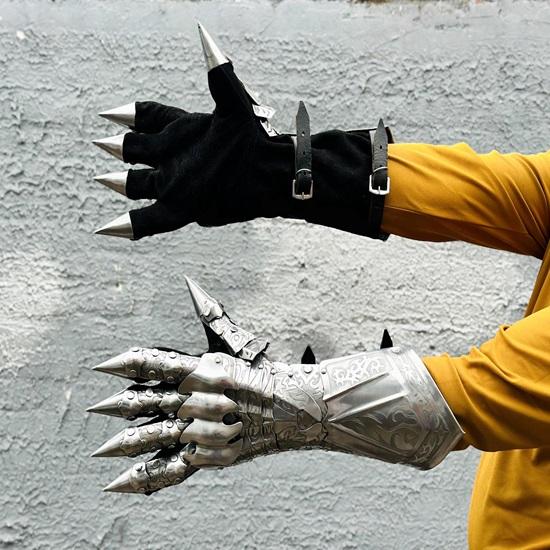 Gloves Set Medieval Gauntlet Gloves Pair Best Halloween Costume Gift