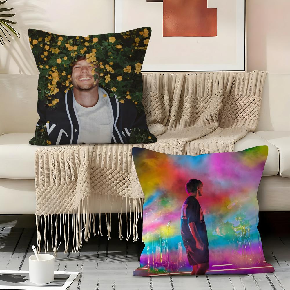 Louis T-Tomlinson Singer Pillow Case Pillowcase, Double-sided Printed, Sofa Cushion, Bedroom Headboard Pillow