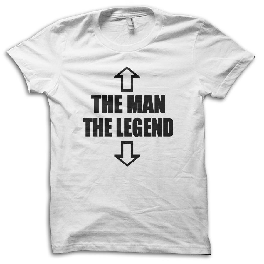 The Man The Legend Funny Joke T-Shirt M5702 XL