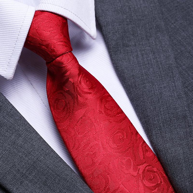 Married Men'S Red Zipper No-Tie Formal Tie Business Black Professional Groom Korean Version One-Pull Tie