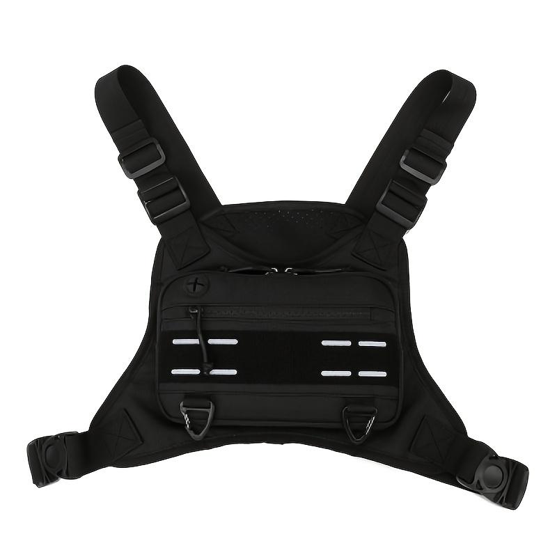 Tactical Vest Chest Bag Camping Backpack CS Rig Airsoft Pouch Holster Molle Men Shoulder Hunting Fishing Cycling Runnin Pouch