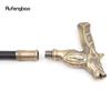 Kupfer Hirsch Gehstock Mode Dekorativer Gehstock Gentleman Eleganter Cosplay Gehstock Knauf Crosier 92cm
