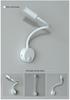 Flexible LED Spotlight: 1W/3W Wall Lamp for Clothing Store, Entrance, Painting, or Bedside Use
