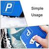 PS Material Parking Timer Ice Scraper Function Time Display Disc Parking Timer Sign  Car Windshield
