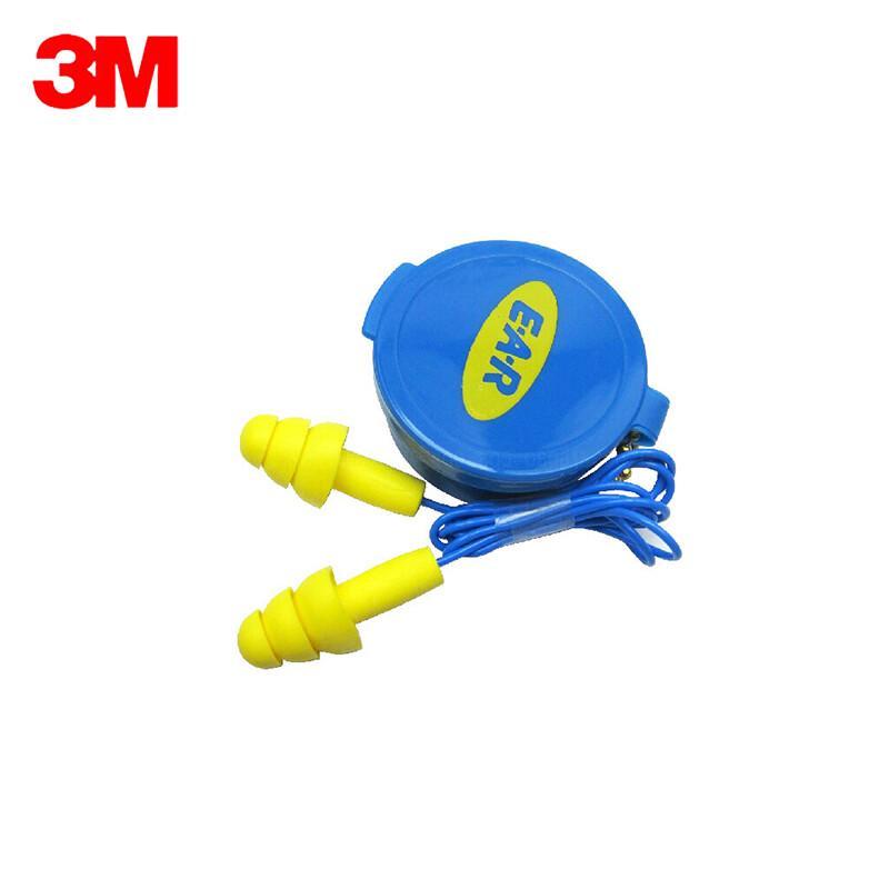 3M 340-4002 Corded Reusable Earplugs One Size, 50 Pairs