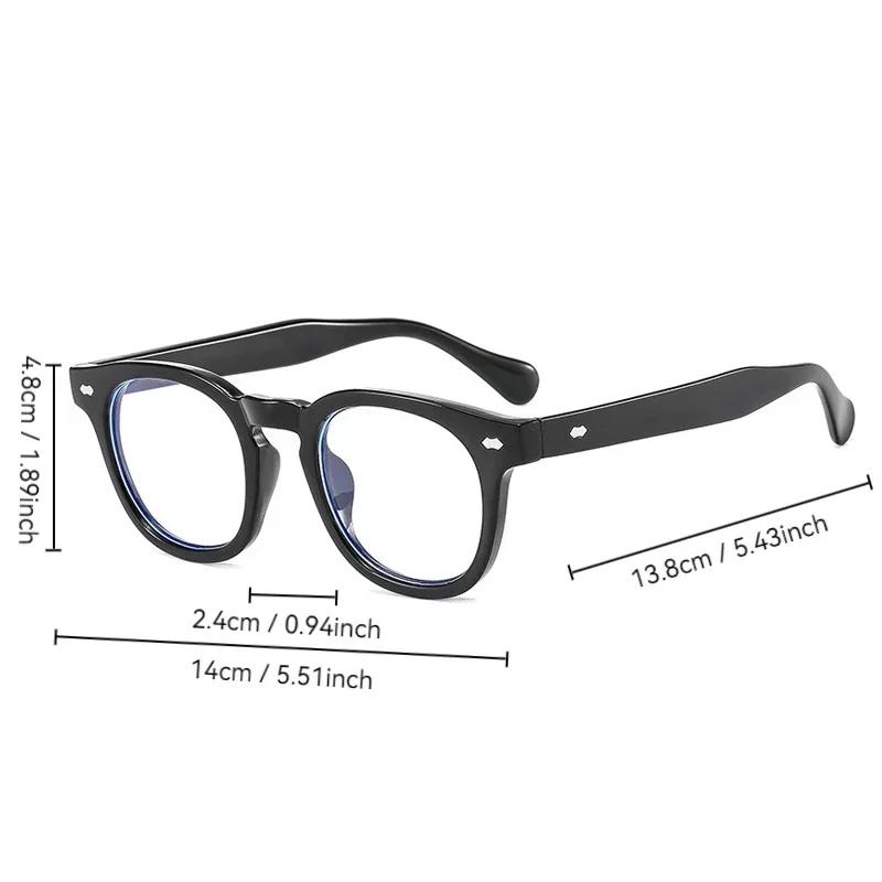 Kwadratowe Okulary Nerd Blokujące Niebieskie Światło Oprawka Okularów Komputerowych Anti Blue Ray