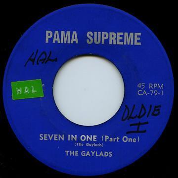 

7inch Record GAYLADS Seven In One CA79 Pama Supreme 1971 US Reggae Ska Dub Used