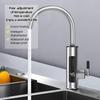 New Stainless Steel Electric Faucet Instant Heating Kitchen Dish Washing Hot And Cold Dual-use Intelligent Digital Water Heater