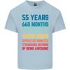 55th Birthday 55 Year Old Unisexs Light Cotton TShirt