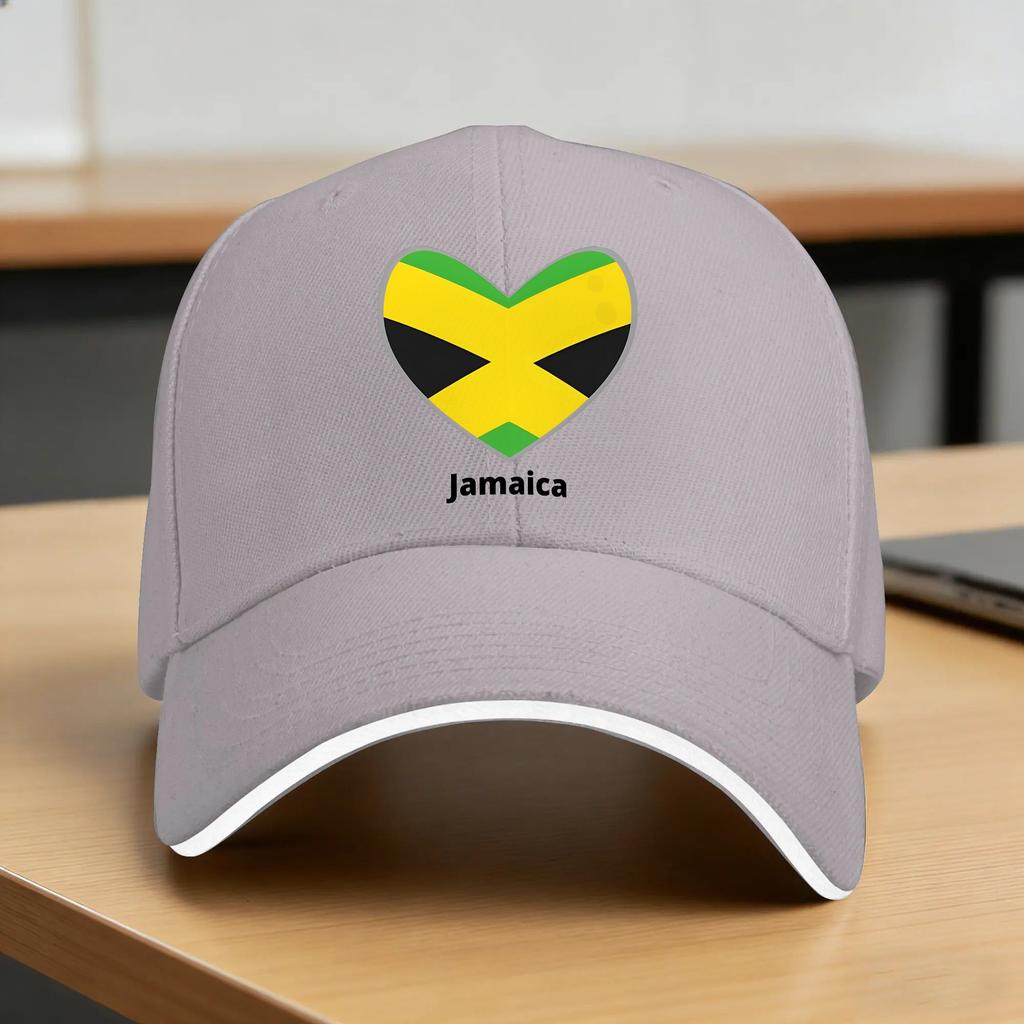 Summer Casual Baseball Cap Flag of Jamaica Hiking Fishing Hip Hop Hats For UnisexTeens Sun Visor Fashion Snapback Cap