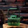 300ml Green Bamboo Shape Glass Teapots With Filter Flower Puer Herbal Tea Brewing Pot Kung Fu Tea Set Teaware
