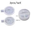 3Pcs/Set DIY Crystal Epoxy Resin Mold 12 Constellation Starry Sky Five-Pointed Star Storage Box Mirror Silicone Mold For Resin