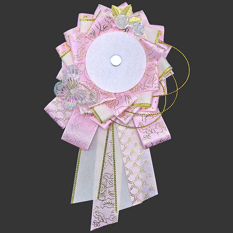 Bånd Cosplay Ita-vesker Rosett Beskyttelse Blomst Pins Holder Merkebase Tilbehørray Itabag Dekor