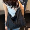 Lightweight Fashion Bag Women's 2025 Summer New Foreign Style Leisure Large Capacity Tote Bag Canvas Commuter Bag