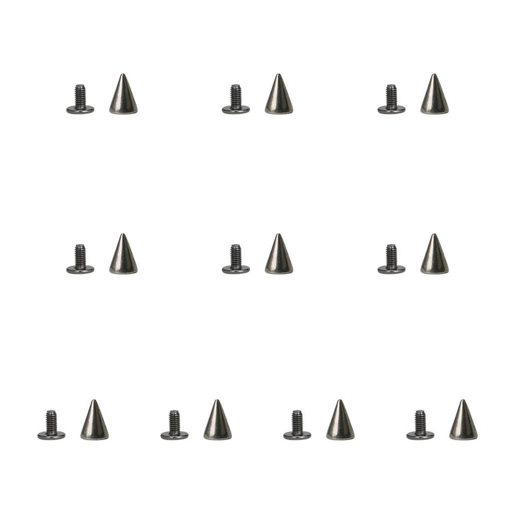10 Set Țepi Aliaj Stil Gotic Ornamente Nituri Aliaj Țepi Conici pentru Genți Pantofi și Alte Proiecte Craft