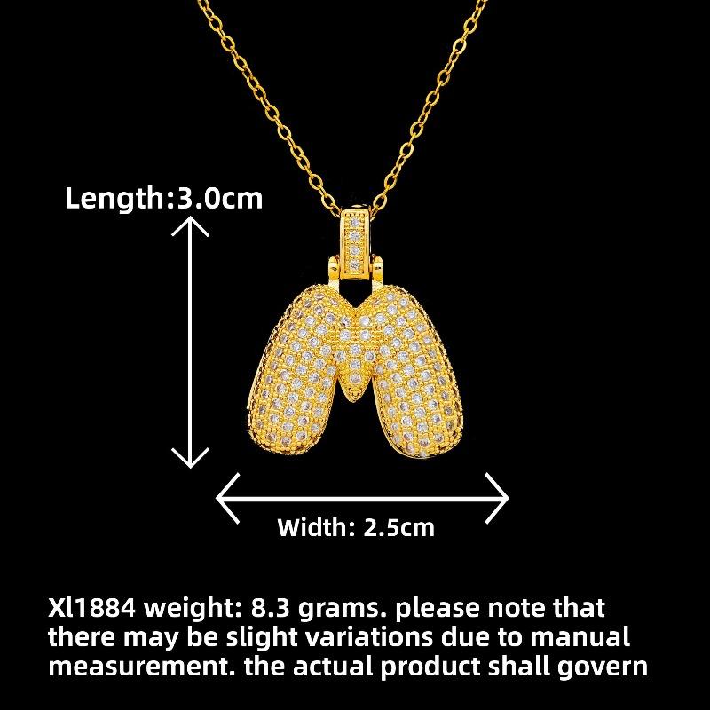 New Style Necklace Featuring Trendy Letter Design In Bold Font, with A Luxurious and Exclusive Look, Suitable for Sophisticated Accessories.