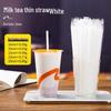 Black Disposable Plastic Drinking Straws