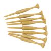8 Stück Platzball-Tee Baseballschläger-Form Holzfarbe Robust Leichter Kunststoff Platzballhalter