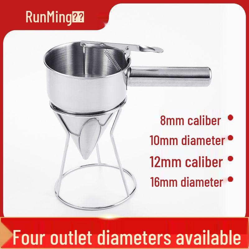 Воронка для теста такояки из нержавеющей стали - Ручной дозатор большого диаметра для выпечки тортов other