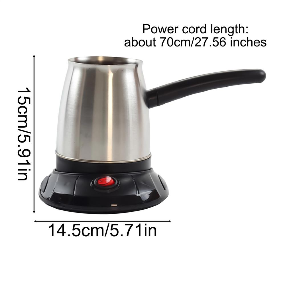 Turkish Coffee Machine 600ml Stainless Steel