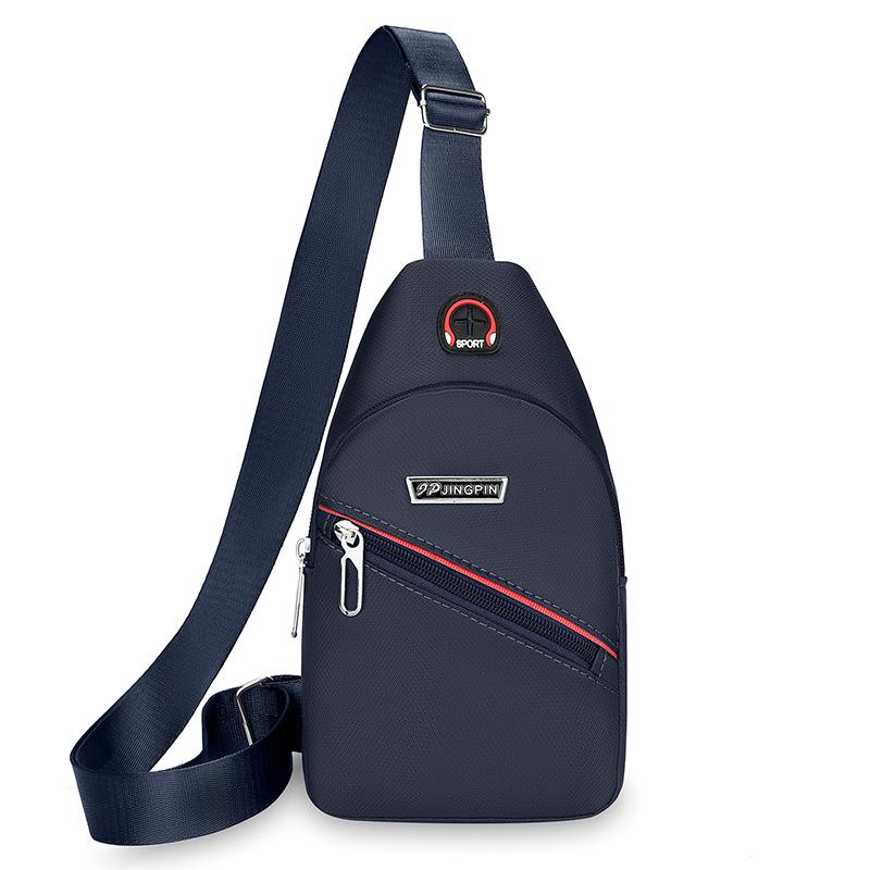 Waterproof Portable Outdoor Travel Fashion Men'S Small Chest Bag Sporty Large Capacity Lightweight Shoulder Bag Trend Leisure.