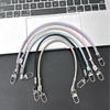 Wrist Rope Short Buckle Leather Rope PU Short Rope Earphone Sleeve Rope Wrist Rope DIY Color Mobile Phone Case with Universal