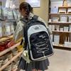 High-value student schoolbag female cute simple girl backpack junior high school students casual large-capacity backpack tide