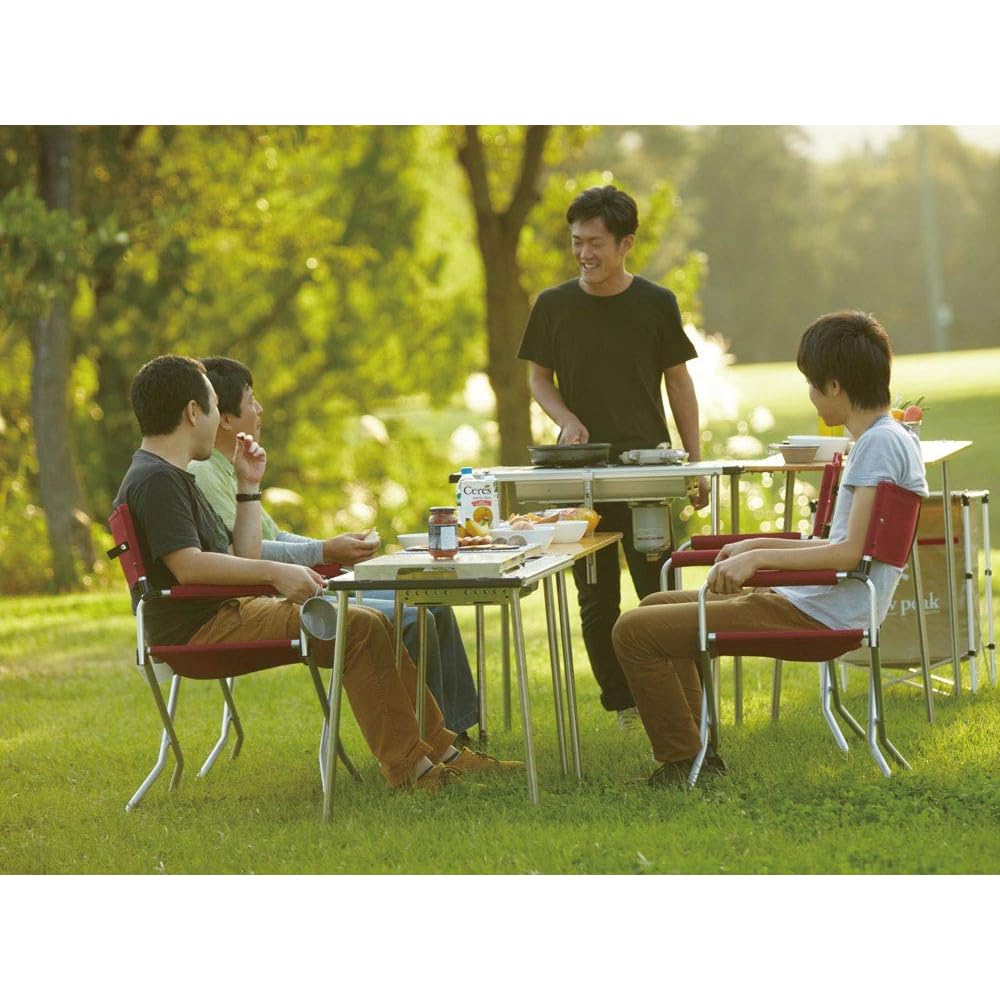 Snow Peak Multi-Function Long Bamboo Table CK-117TR Portable Outdoor Furniture