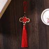 2 Stücke Chinesische Knoten Quasten Dekoration Handgemachte Günstige Glück Amulett Hause Auto Laterne Hängen Fransen Ornament Neue Jahr Geschenk