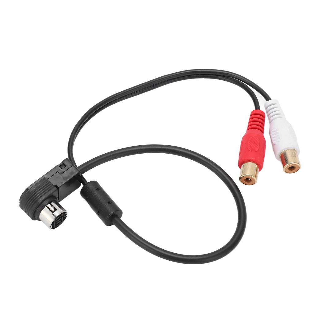 Car Radio AUX IN RCA Audio Cable Adapter Replacement for Alpine KCA121B Ainet Player 9887 105 117
