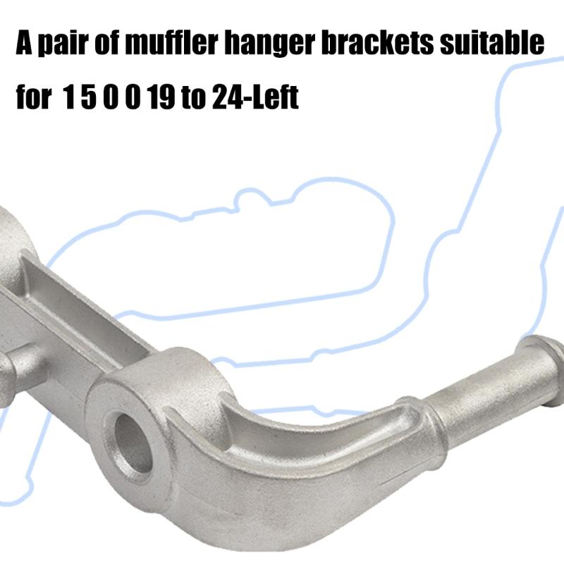 Rear Left Exhaust Muffler Bracket Assembly 68275662AB for 1500 2019-2024 Muffler Support Replacement Accessories