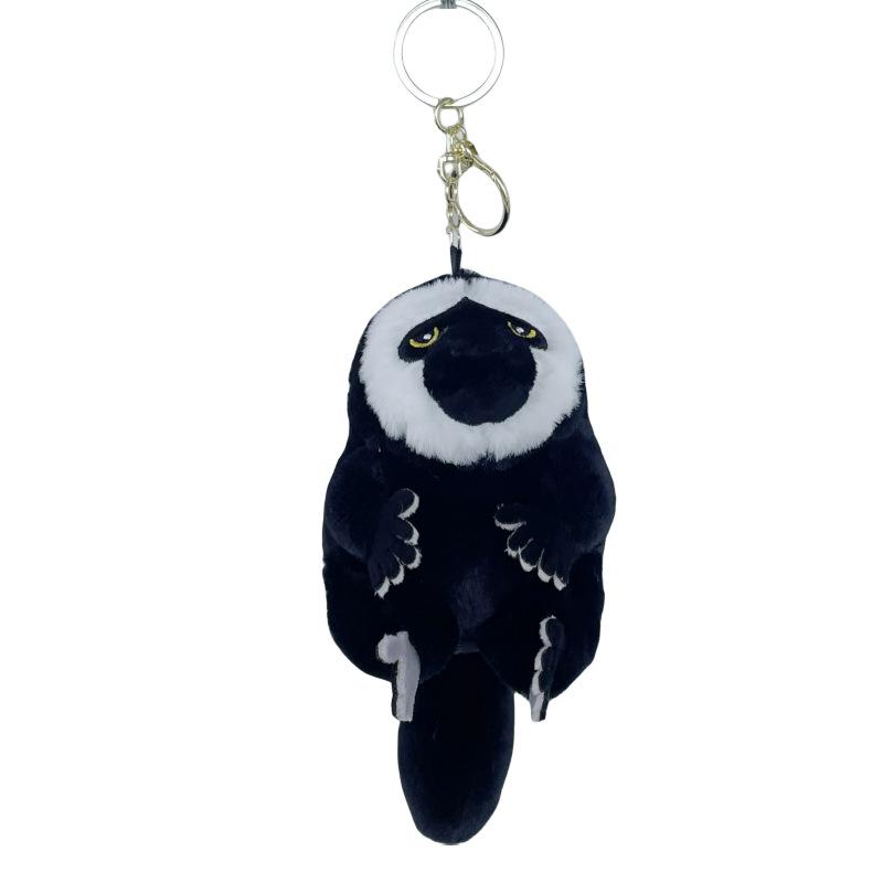 New White-faced Monkey Plush Keychain Pendant Doll Creative Doll Grab Machine Doll Children's Holiday Gift