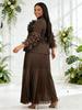 Miyake Africa Pleated European American Women's Plus Size Elegant Autumn Suit 2025